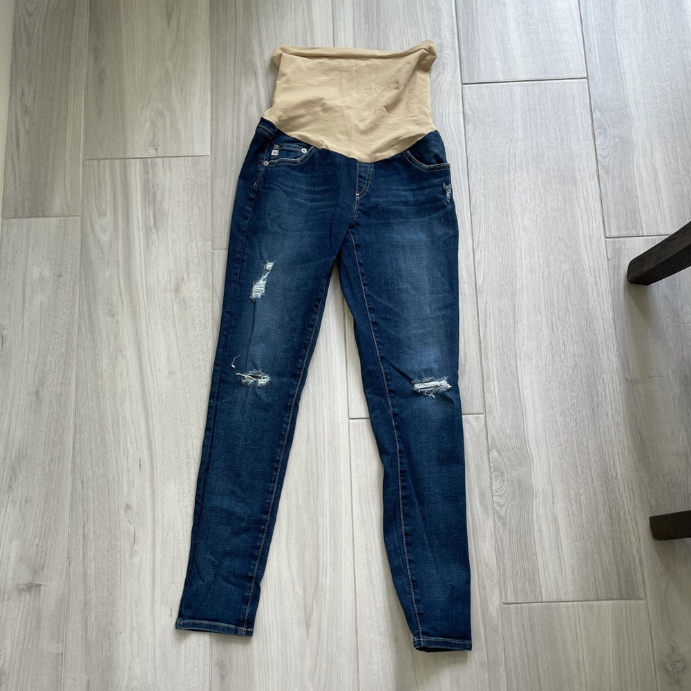 AG Ripped Maternity Jeans